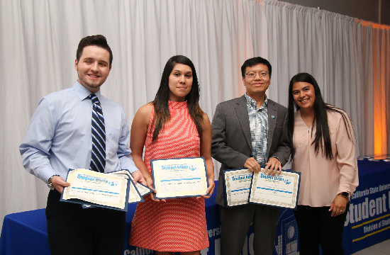 Student Leadership Awards winners