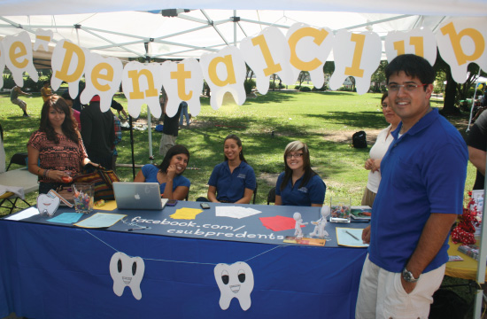 Student Union Club information table