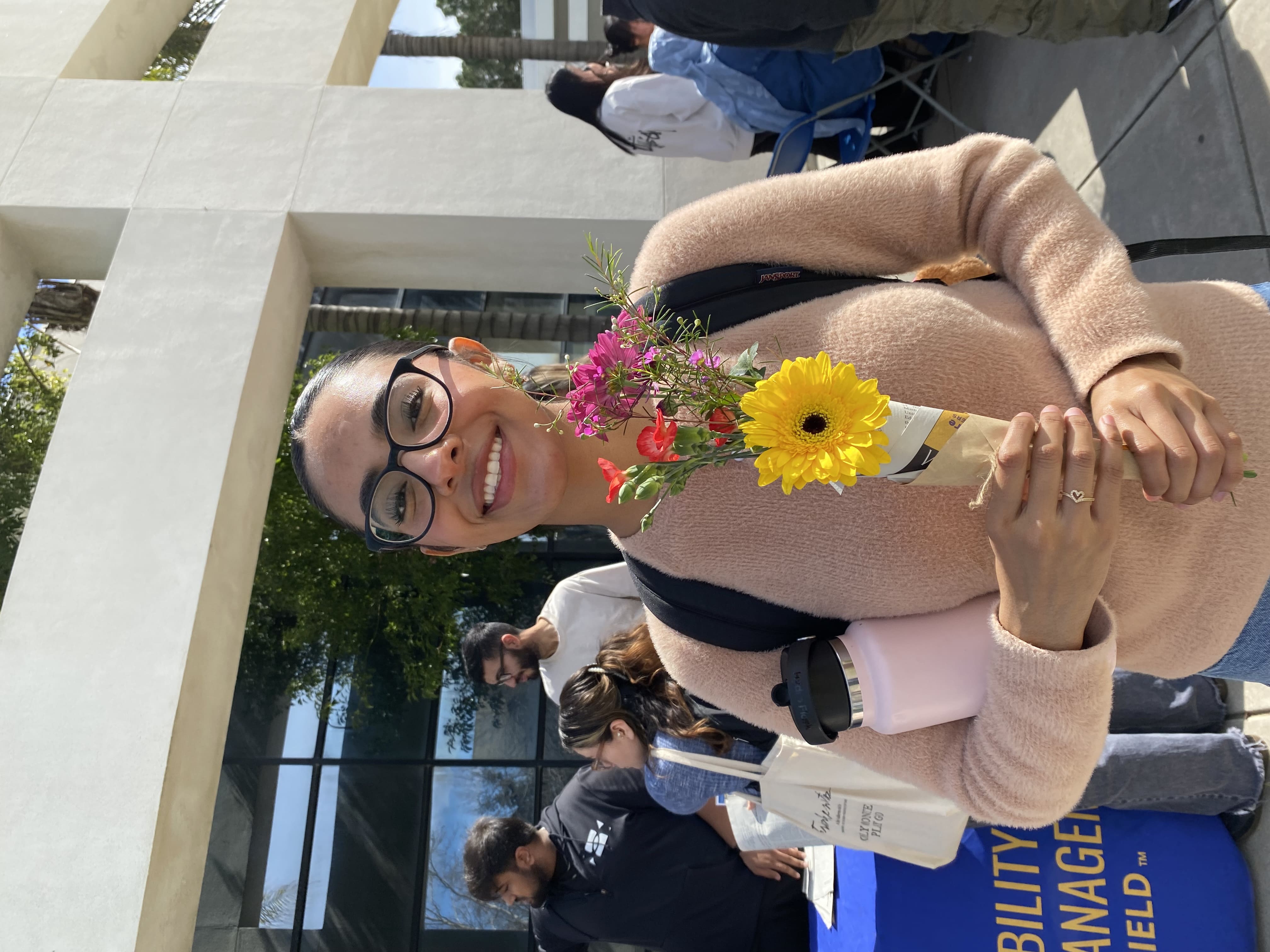 Girl Holding Flower