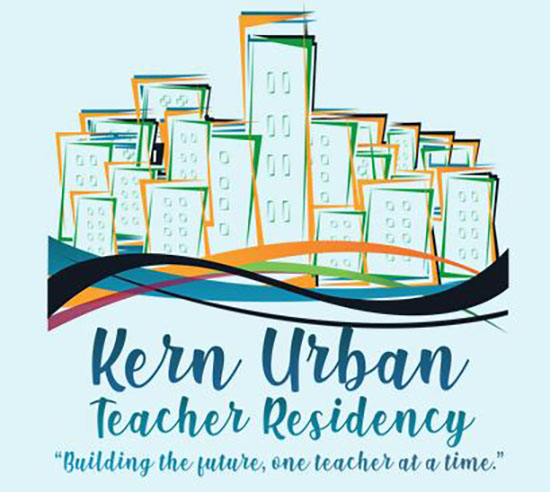 Kern Urban Teacher Residency logo; Building the future, one teacher at a time