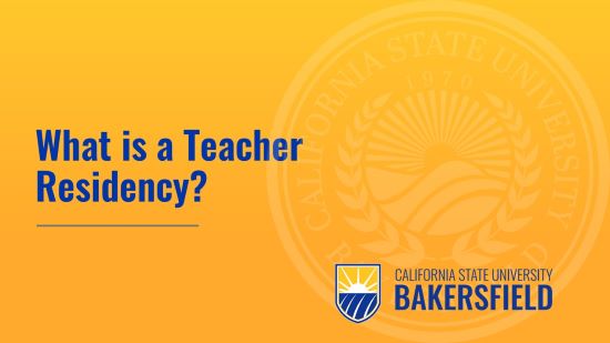 What is a teacher residency?