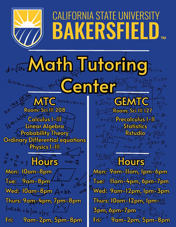 Tutoring Services California State University, Bakersfield