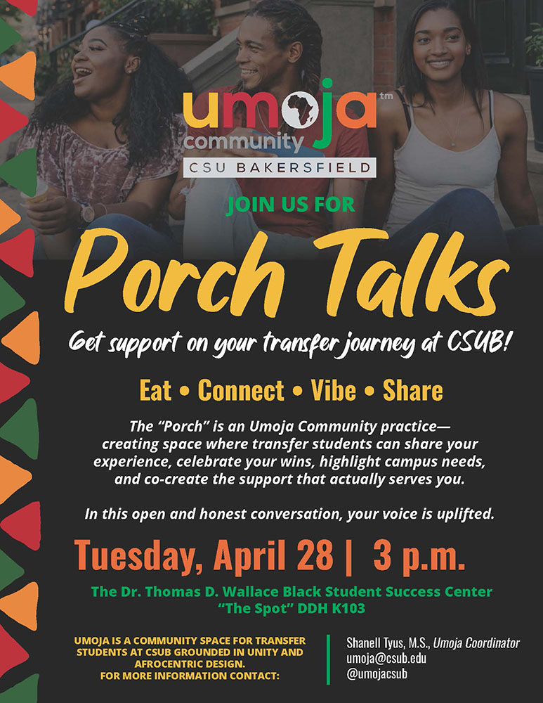 Porch Talks Flyer