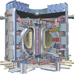 <a href=http://www.iter.org/ >ITER </a>: Tokamak reactor