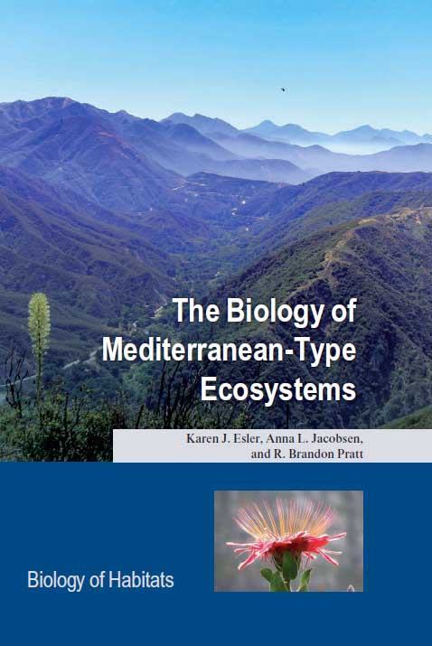 book cover for the biology of mediterranean-type ecosystems