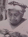 Nana looking down