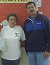 Woman and Man standing side by side