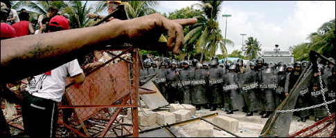 cancun protestas