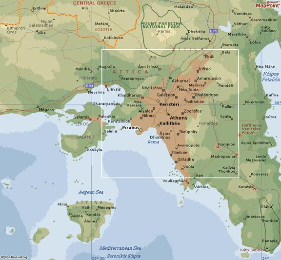 Map of Greece 4