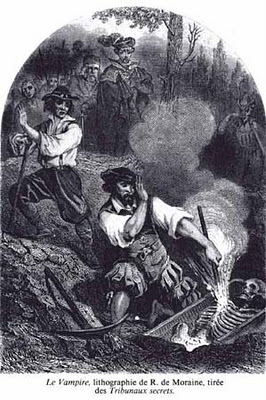picture of a vampire being staked